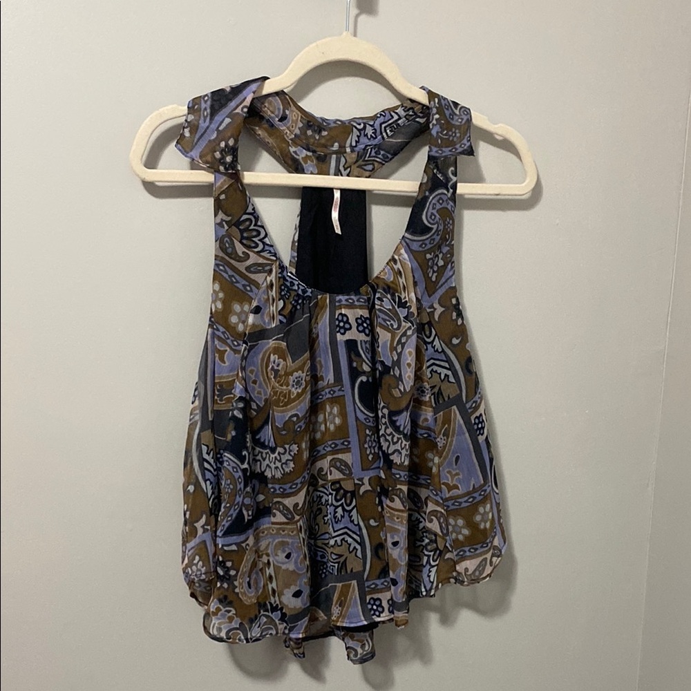 NWOT! Free People Women's Paisley Top